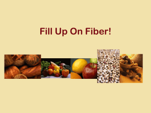 Add Fiber to Your Diet!