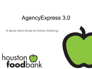 Agency Express 3 Quick Start Guide