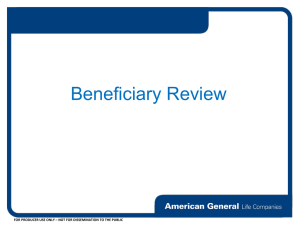 Beneficiary Review PowerPoint