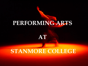 STANMORE COLLEGE PERFORMING ARTS