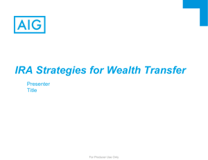 IRA Strategies for Wealth Transfer