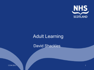 How Do Adults Learn?