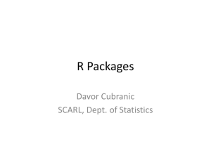 Advanced R - Packages