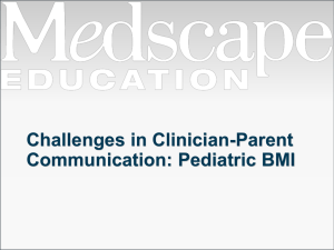 Challenges in Clinician-Parent Communication