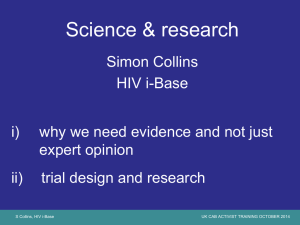 Powerpoint slides - HIV i-Base