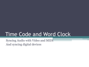 SMPTE Time Code