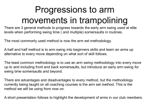 Coaching arm movements