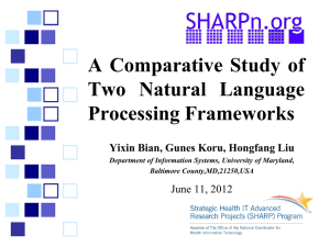 Comparative Study of Two NLP Framework Architectures Yixian Bian