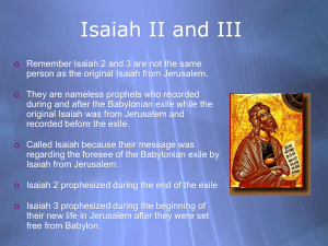 Combo Isaiah II and III