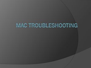 Mac Troubleshooting