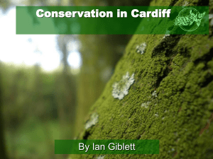 Cardiff Conservation Volunteers Presentation