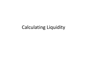 Calculating Liquidity - Business Studies A Level for WJEC