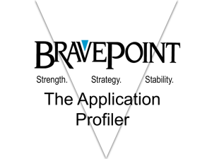 The Progress Application Profiler