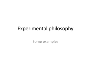 experimental philosophy powerpoint