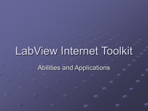 LabView Internet Toolkit