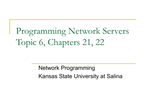 ch21_22_Servers - Kansas State University