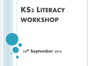KS2 Literacy workshop