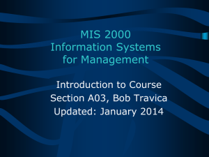 Introduction to Course