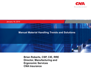 Manual Material Handling Trends and Solutions