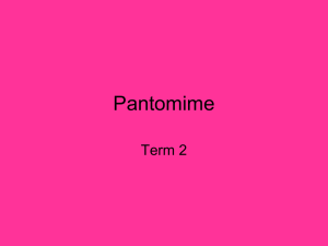 Pantomime_ppt - IST Learning