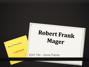 Learning Theorist Robert Frank Mager PPT
