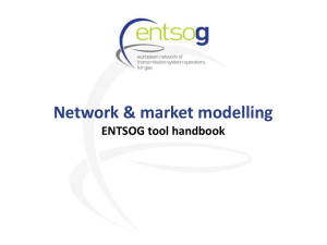 Network modelling based on the capacity sale model