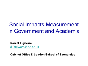 Social Impact Measurement in Government and Academic