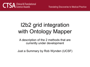 I2b2 grid integration