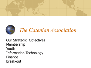 Membership - The Catenian Association