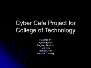 Cyber Cafe Project for College of Technology