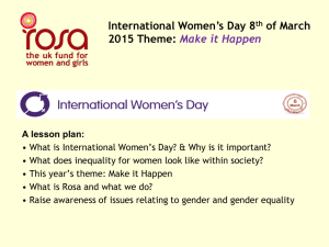 What is International Women`s Day?