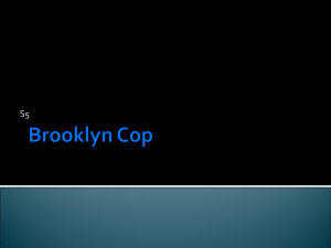 Brooklyn Cop - mrsbhigherenglish