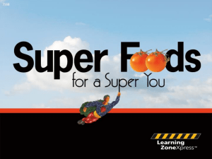 super foods! - Learning Zone Express