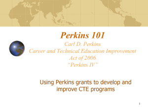 Perkins 101- February 2013- for CTE blog