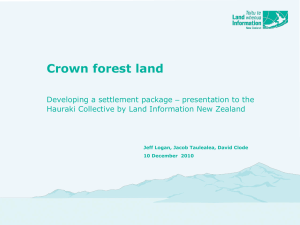 Crown forest land - Hauraki Collective