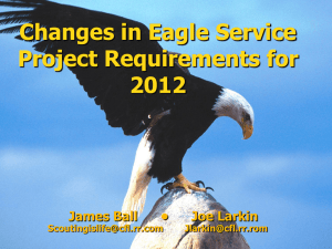 Changes in Eagle Service Project