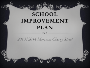 2013-2014 School Improvement Plan PowerPoint Presentation
