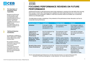Focusing Performance Reviews