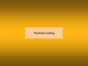 Thermal Cutting