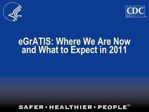 eGrATIS: Where We Are Now and What to Expect in 2011