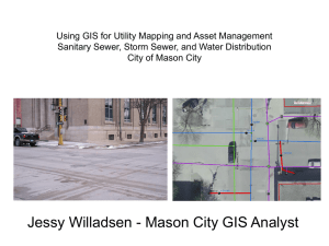 Sanitary Sewer, Storm Sewer, and Water Distribution in Mason City