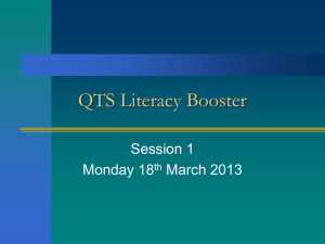 QTS Literacy - Creative Openings