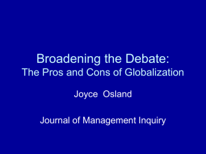 Broadening the Debate Presentation