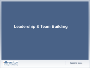 Module 2 Leadership & Team Building