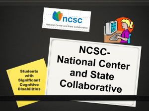 National Center and State Collaborative