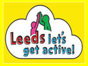 Leeds University Research for Leeds Let`s Get Active