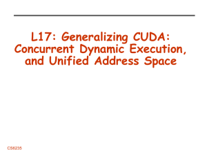 Generalizing CUDA