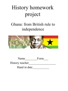 Ghana Independence - Black History 4 Schools