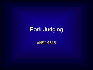 Pork Judging PowerPoint