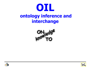 OIL: Ontology Inference and Interchange - On-To